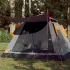Cort de camping cupolă 5 persoane, setare rapidă, albastru GartenMobel Dekor
