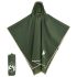 Poncho de ploaie cu glugă, design 2 în 1, verde, 223x145 cm GartenMobel Dekor