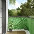 Paravan de grădină cu aspect de plantă, verde, 600x120 cm, PVC GartenMobel Dekor