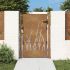 Poartă pentru grădină, 105x80 cm, oțel corten, model iarbă GartenMobel Dekor