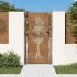Poartă pentru grădină, 105x80 cm, oțel corten, model copac GartenMobel Dekor