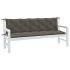 Pernă bancă de grădină 2 buc melanj antracit 180x50x7 cm textil GartenMobel Dekor