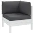 Perne de paleți, 3 buc., melanj roșu vin, material textil GartenMobel Dekor