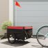 Remorcă pentru biciclete, negru și portocaliu, 45 kg, fier GartenMobel Dekor