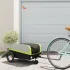 Remorcă pentru biciclete, negru și verde, 45 kg, fier GartenMobel Dekor