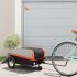 Remorcă pentru biciclete, negru și gri, 30 kg, fier GartenMobel Dekor