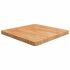 Blat masă pătrat maro deschis 40x40x1,5cm lemn stejar tratat GartenMobel Dekor