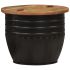 Măsuță de cafea, alb, lemn masiv reciclat, formă bol GartenMobel Dekor