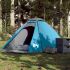 Cort de camping cupolă pentru 2 persoane, albastru, impermeabil GartenMobel Dekor
