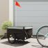 Remorcă pentru biciclete, negru și gri, 45 kg, fier GartenMobel Dekor