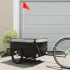 Remorcă pentru biciclete, negru și roșu, 45 kg, fier GartenMobel Dekor