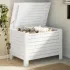 Cutie depozitare capac "RANA", alb, 100x49x54cm, lemn masiv pin GartenMobel Dekor