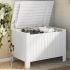 Cutie depozitare capac "RANA", alb, 60x49x54 cm, lemn masiv pin GartenMobel Dekor
