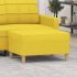 Taburet, negru, 70x55x41 cm, material textil GartenMobel Dekor
