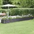 Strat înălțat grădină 152x80x68 cm oțel vopsit electrostatic GartenMobel Dekor