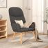 Scaun de relaxare, gri deschis, material textil GartenMobel Dekor