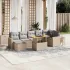 Set canapele de grădină cu perne, 8 piese, gri, poliratan GartenMobel Dekor