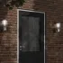 Corpuri de iluminat exterior de perete 2 buc argintiu oțel inox GartenMobel Dekor