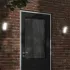 Lămpi exterioare de perete LED/senzor 2 buc alb aluminiu turnat GartenMobel Dekor