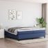 Cadru de pat, crem, 200x200 cm, material textil GartenMobel Dekor