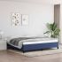 Cadru de pat, gri taupe, 200x200 cm, material textil GartenMobel Dekor