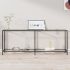Masă consolă, transparent, 140x35x75,5 cm, sticlă securizată GartenMobel Dekor