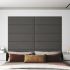 Panouri de perete 12 buc. gri deschis 90x30 cm textil 3,24 m² GartenMobel Dekor