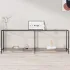 Masă consolă, transparent, 140x35x75,5 cm, sticlă securizată GartenMobel Dekor