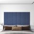 Panouri de perete 12 buc. gri deschis 30x15 cm textil 0,54 m² GartenMobel Dekor