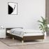 Cadru de pat cu tăblie, gri taupe, 90x200 cm, textil GartenMobel Dekor