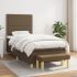 Pat box spring cu saltea, negru, 80x200 cm, textil GartenMobel Dekor