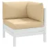 Perne de paleți, 3 buc., melanj roșu vin, material textil GartenMobel Dekor