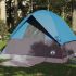 Cort de camping cupolă pentru 3 persoane, albastru, impermeabil GartenMobel Dekor
