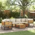 Set canapele grădină cu perne, 7 piese, lemn masiv acacia GartenMobel Dekor