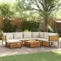 Set de canapele de grădină cu perne, 8 piese, lemn masiv acacia GartenMobel Dekor
