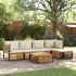 Set de canapele grădină cu perne, 6 piese, lemn masiv acacia GartenMobel Dekor