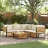 Set de canapele grădină cu perne, 6 piese, lemn masiv acacia GartenMobel Dekor