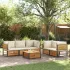Set de canapele grădină cu perne, 6 piese, lemn masiv acacia GartenMobel Dekor