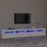 Comodă TV cu lumini LED, alb, 240x35x40 cm GartenMobel Dekor