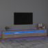 Comodă TV cu lumini LED, alb, 270x35x40 cm GartenMobel Dekor