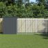 Cușcă câine & țarc gri deschis 214x1069x181 cm oțel galvanizat GartenMobel Dekor
