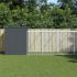 Cușcă de câine & țarc gri deschis 214x865x181cm oțel galvanizat GartenMobel Dekor