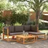 Set de canapele de grădină cu perne, 5 buc., lemn masiv acacia GartenMobel Dekor