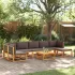 Set de canapele de grădină cu perne, 8 piese, lemn masiv acacia GartenMobel Dekor