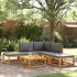 Set de canapele grădină cu perne, 6 piese, lemn masiv acacia GartenMobel Dekor