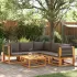 Set de canapele grădină cu perne, 6 piese, lemn masiv acacia GartenMobel Dekor
