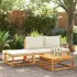 Set canapele de grădină cu perne, 4 piese, lemn masiv de acacia GartenMobel Dekor