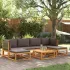 Set canapele grădină cu perne, 7 piese, lemn masiv acacia GartenMobel Dekor