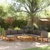 Set de canapele de grădină cu perne, 9 piese, lemn masiv acacia GartenMobel Dekor