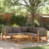 Set de canapele grădină cu perne, 6 piese, lemn masiv acacia GartenMobel Dekor